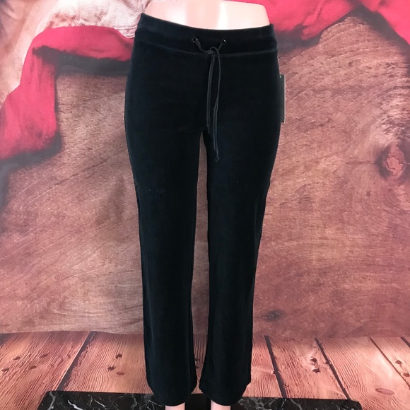 New York Laundry Black Velour Pants Pm 